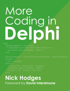 More Coding In Delphi