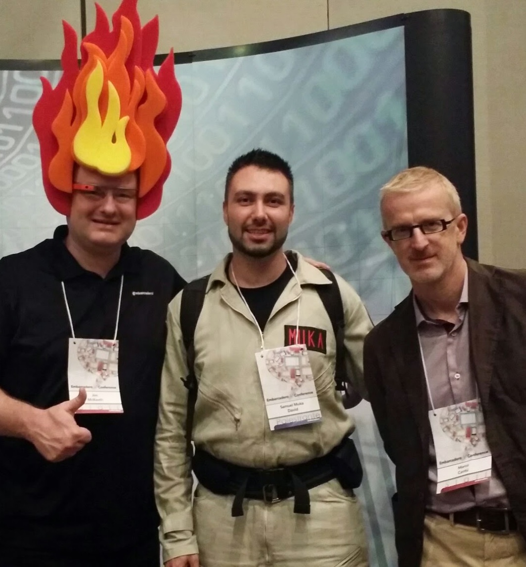 Samuel David with Marco and Jim